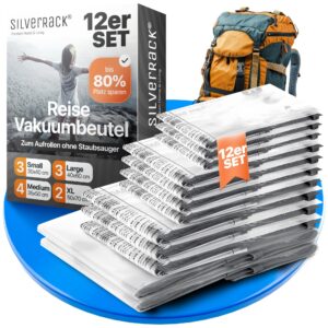 SilverRack Saci Vidați pentru Saltele [Set de 1] 130 x 240 cm - Sac Vidat Potrivit pentru Saltea de 90 x 200 cm - Ideal pentru Mutare - Sac de Depozitare pentru Saltea - Husă de Saltea