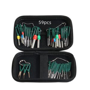 Kit de 59 de Piese pentru Scoaterea Terminalelor, Unelte pentru Scoaterea Pinilor de Conector pentru Masini - 59 Bucati