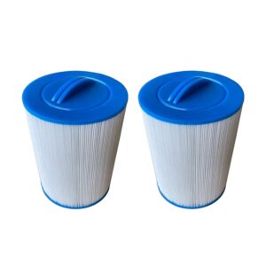 Cartus Filtru Malaka Compatibil cu PWW50P4, 20,5 x 15 cm, cu Maner si Filet MPT de 3,8 cm, 15,2 cm, pentru Filtru Whirlpool, Piesa de Schimb, Set de 2