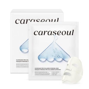 Mască facială din hidrogel cu colagen și niacinamidă, tratament de noapte – set de 4 bucăți